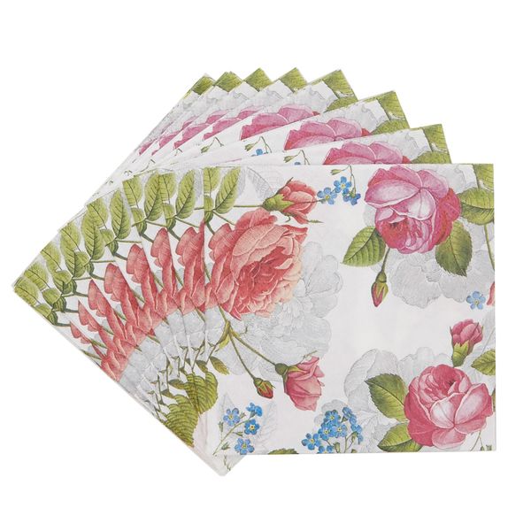 Dunnes Stores | Flower Fashion Napkins - Pack Of 20