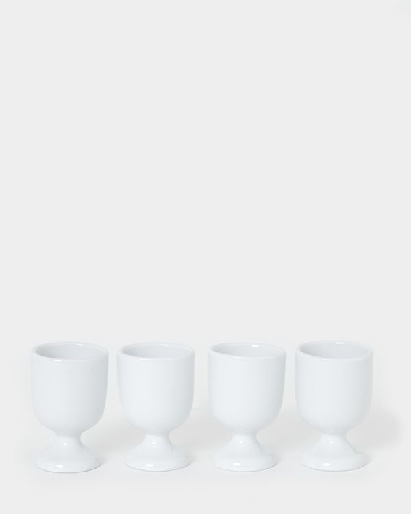 Simply White Egg Cups - Pack Of 4
