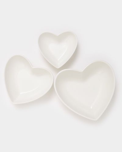 Ceramic Heart Bowl (Pack Of 3) thumbnail