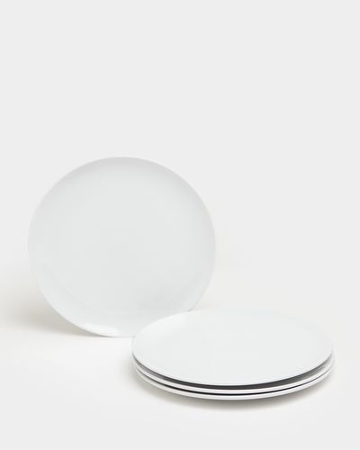 Simply White Dinner Plates - Pack Of 4
