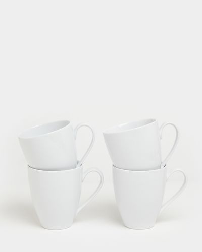 Simply White Mugs - Pack Of 4