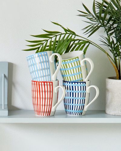 Porcelain Mug Set - Pack Of 4