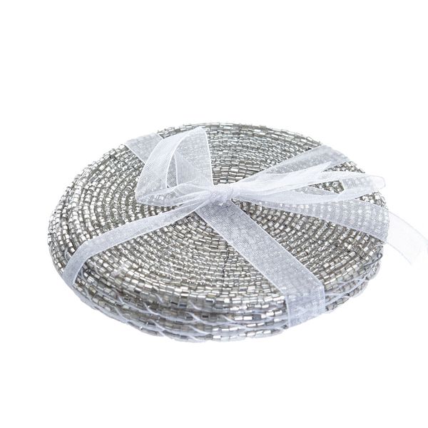 Beaded Coaster - Pack Of 4