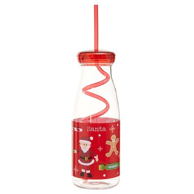 Christmas Bottle With Straw thumbnail