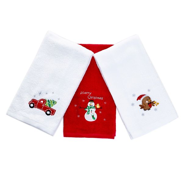 Christmas Tea Towels - Pack Of 3