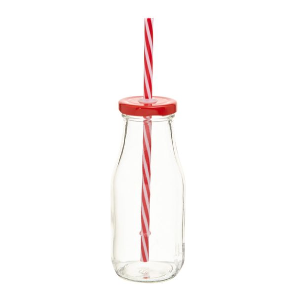 Christmas Bottle And Straw