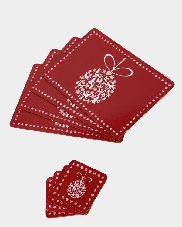 Christmas Placemats And Coasters - Set Of 4
