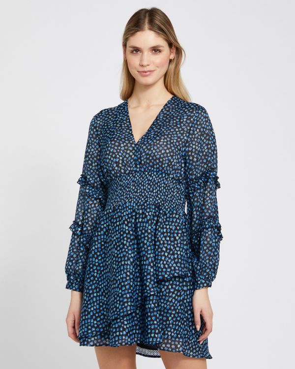 Dunnes Stores | Print Savida Cara Mini Tiered Dress
