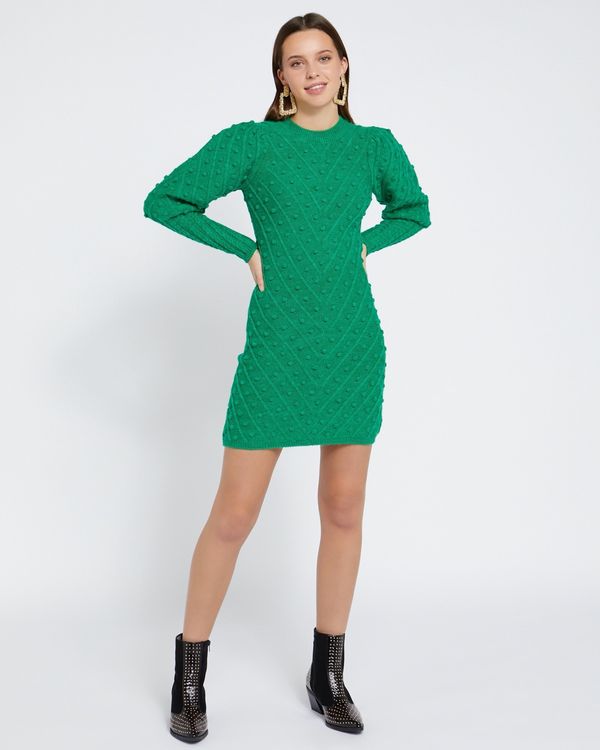 Savida Bobble Knit Mini Dress