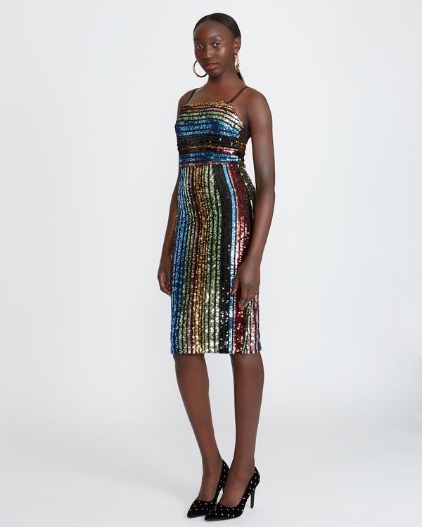 Savida Sequin Stripe Dress (Online Exclusive)