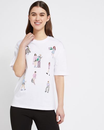 Savida Lily Graphic Girl T-Shirt