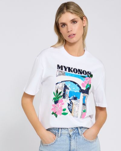 Savida Thea Mykonos Graphic T-Shirt