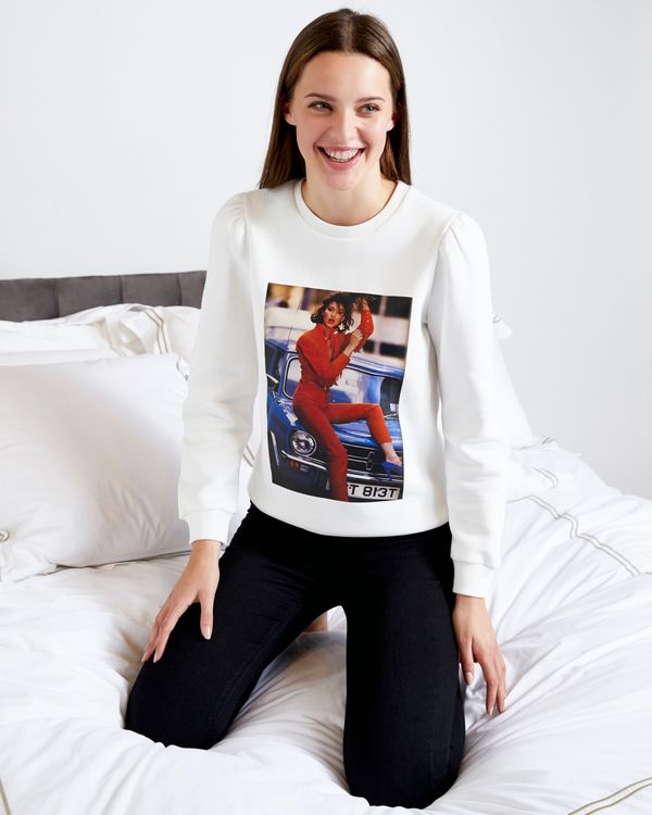 Savida Farrah Print Sweatshirt