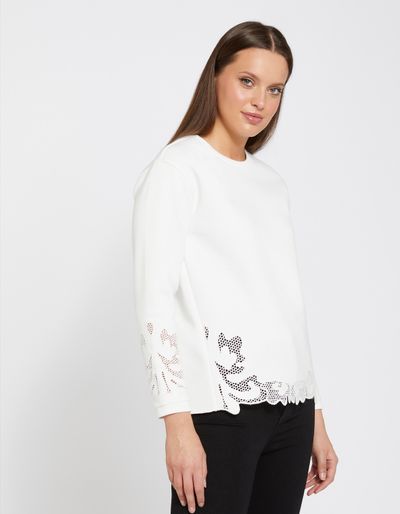 Savida Natalie Embroidery Sweatshirt