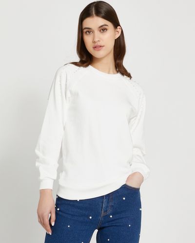 Savida Pearl Sleeve Sweatshirt
