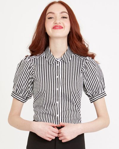 Savida Stripe Short Sleeve Shirt thumbnail