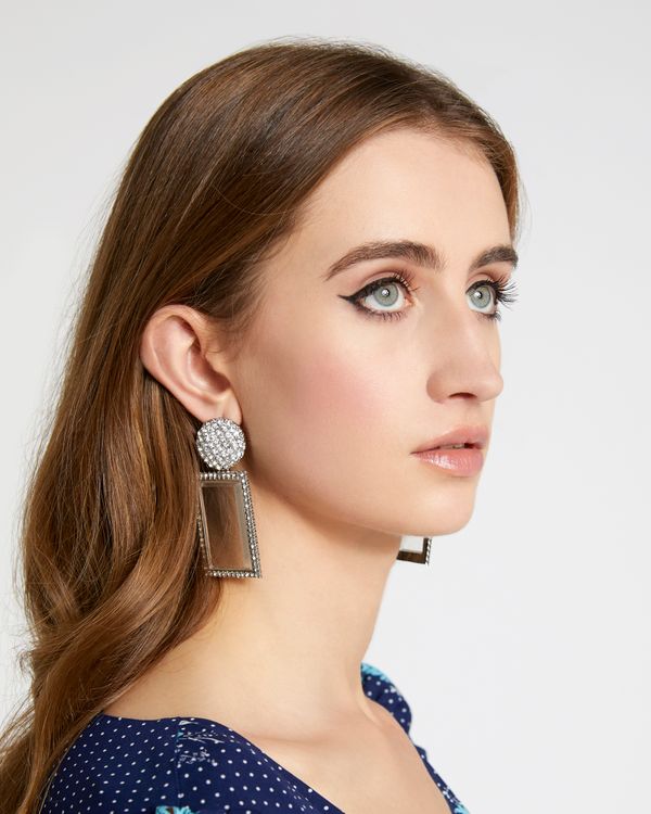Savida Glass Diamante Earrings