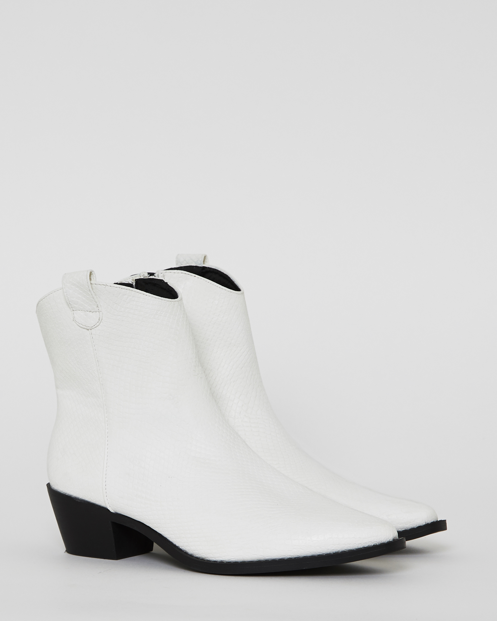 Off-white Savida Textured White Boots