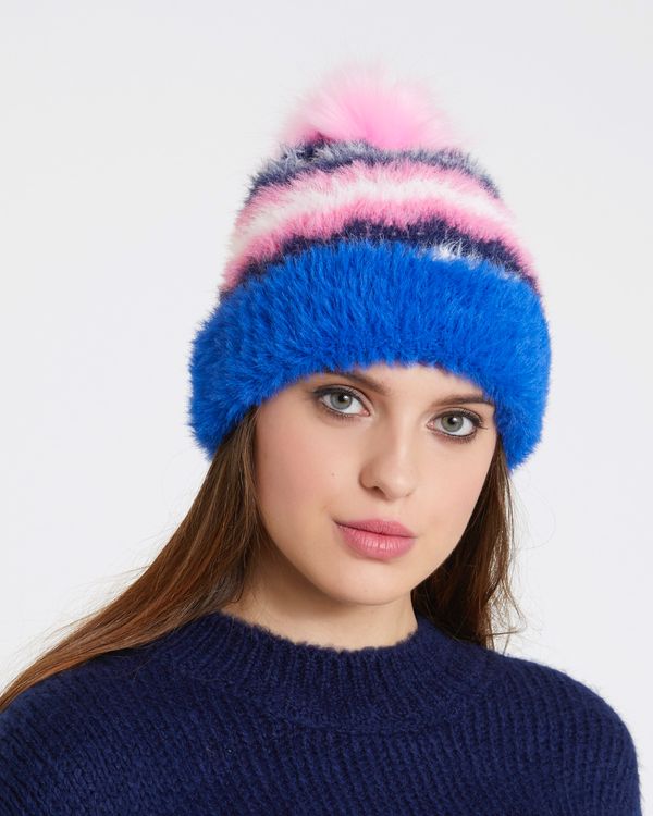 Savida Fluffy Multicolour Hat