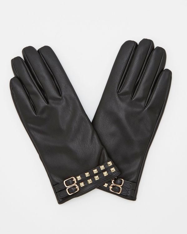Savida Stud Strap Detail Gloves
