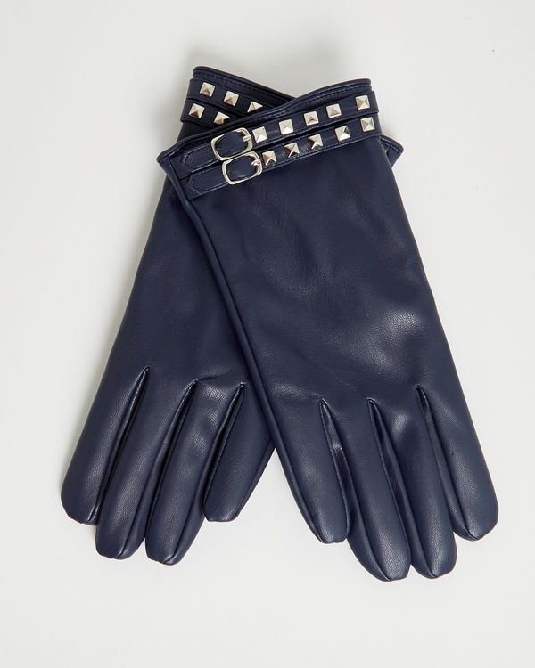 Savida Stud Strap Detail Gloves