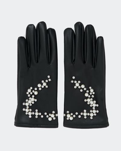 Savida Pearl And Jewel Detail Gloves thumbnail