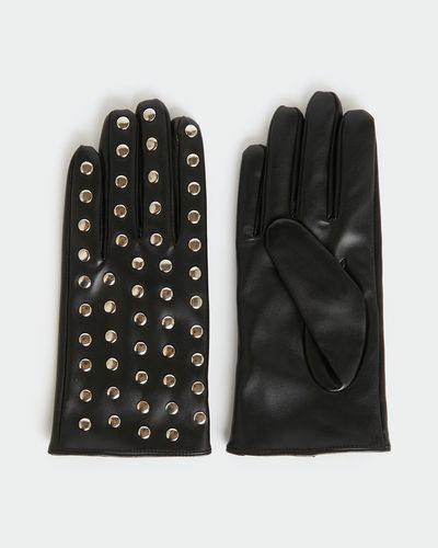 Savida Studded PU Gloves