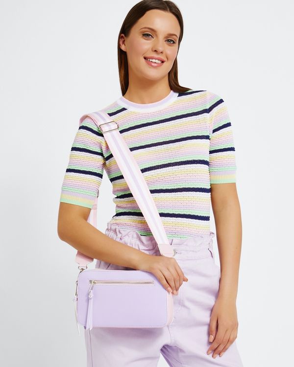 Savida Striped Strap Bag