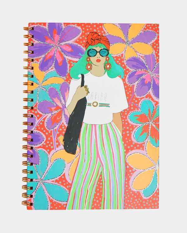 Savida A4 Glitter Print Notebook