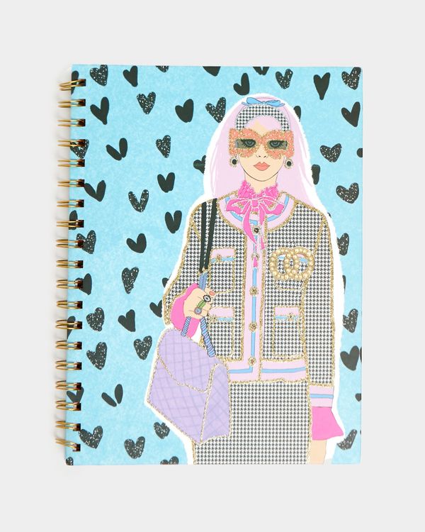 Savida B5 Glitter Print Notebook