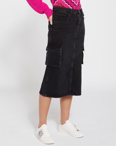 Savida Midi Skirt With Cargo Pockets