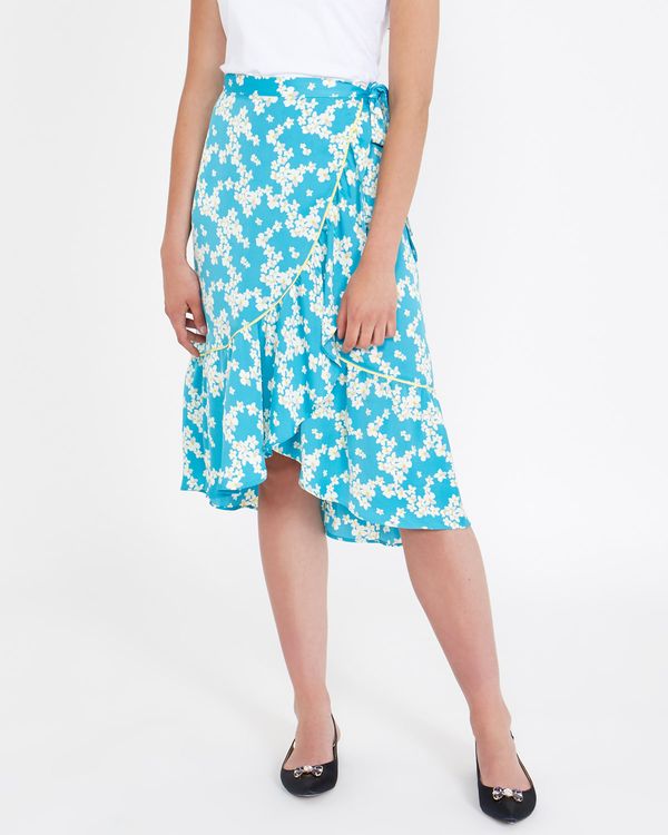 Dunnes Stores | Aqua Savida Daisy Print Skirt