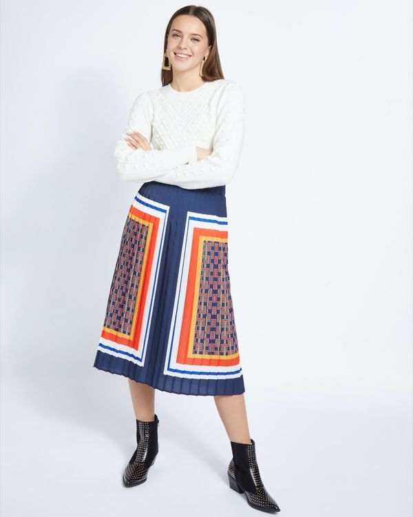 Savida Chain Print Skirt