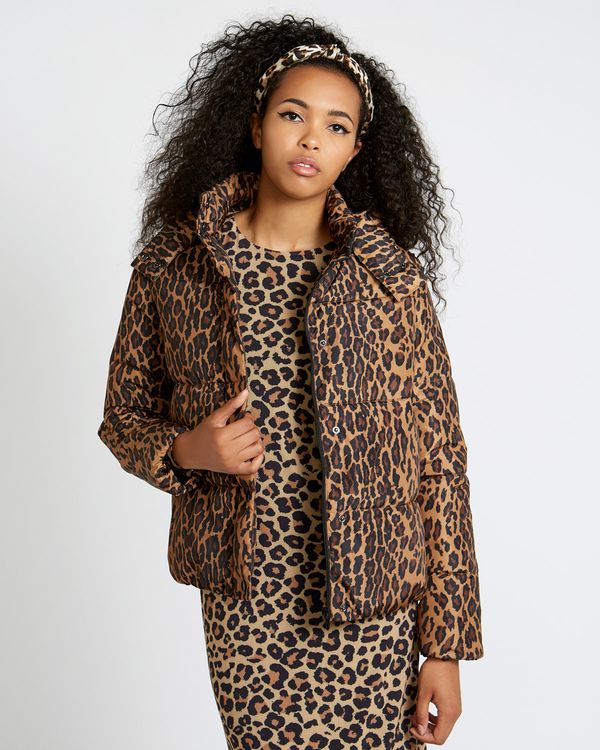 Savida Leopard Padded Jacket