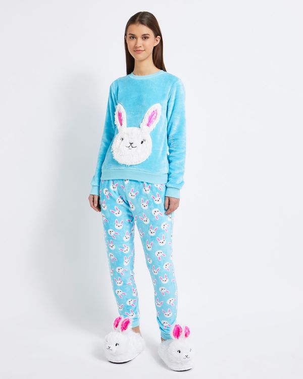 Savida Bunny Print Pyjama Set