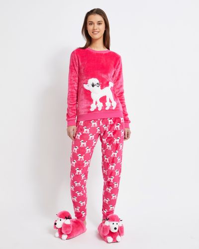 Savida Poodle Print Pyjama Set