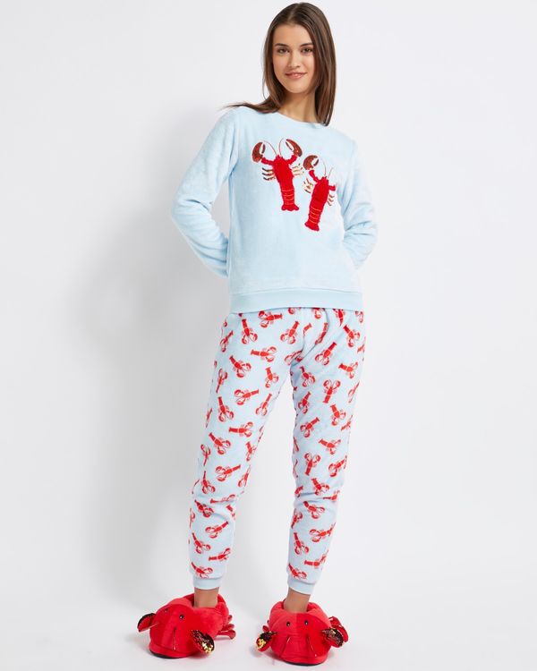 Savida Lobster Fleece Pyjama Set
