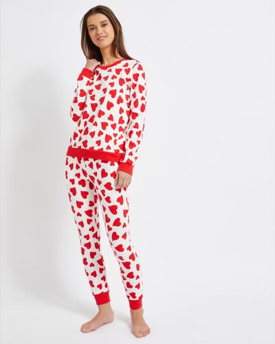 Savida Heart Pattern Pyjamas
