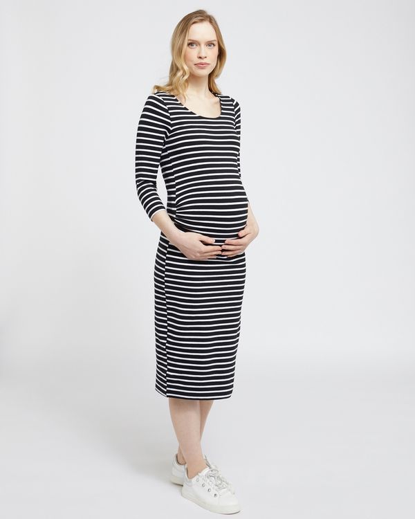 Savida Maternity 3/4 Sleeve Dress