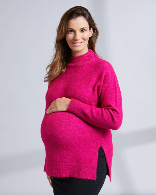 Savida Maternity Chunky Knit Jumper