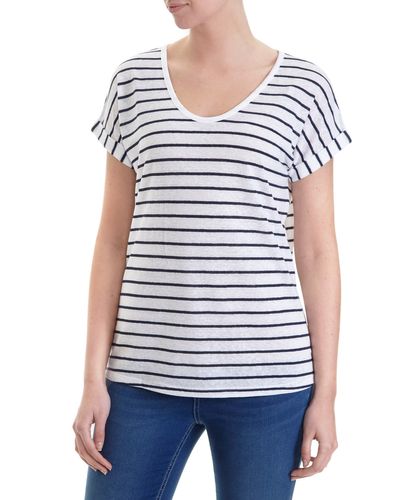 Stripe Linen Mix T-Shirt thumbnail