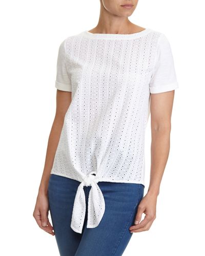 Broderie Front Tie Top thumbnail