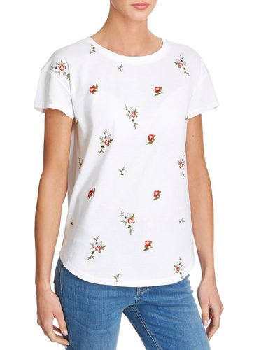 Floral Embroidered T-Shirt thumbnail