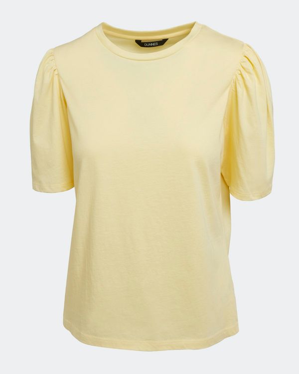 Puff Sleeve Cotton T-Shirt