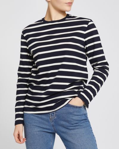 Long-Sleeved Striped Top thumbnail
