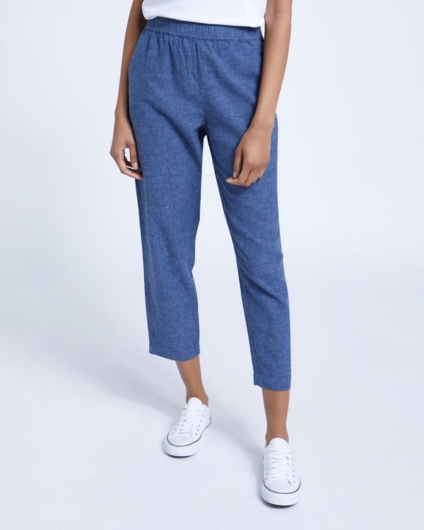 Linen Pull On Trousers