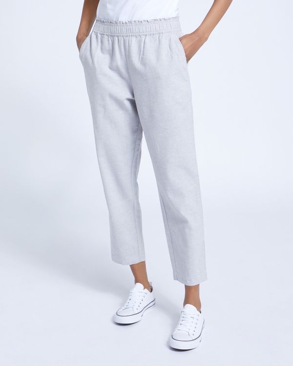 Linen Pull On Trousers
