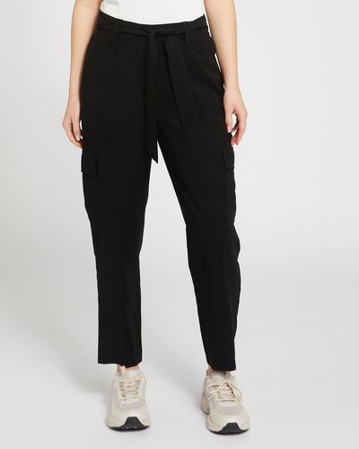 Soft Belted Cargo Trousers thumbnail