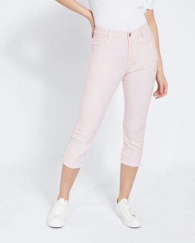 Skinny Crop Mid Rise Jeans