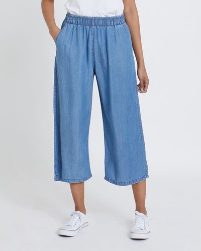 Dunnes Stores | Denim Tencel Crop Trousers